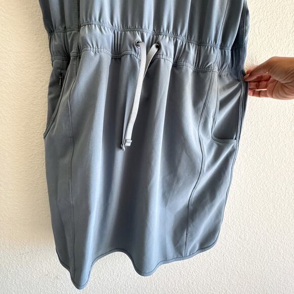 Patagonia Women's Large Fleetwith Dress Hiking Travel Stretch Poly Plume Gray - Picture 4 of 13